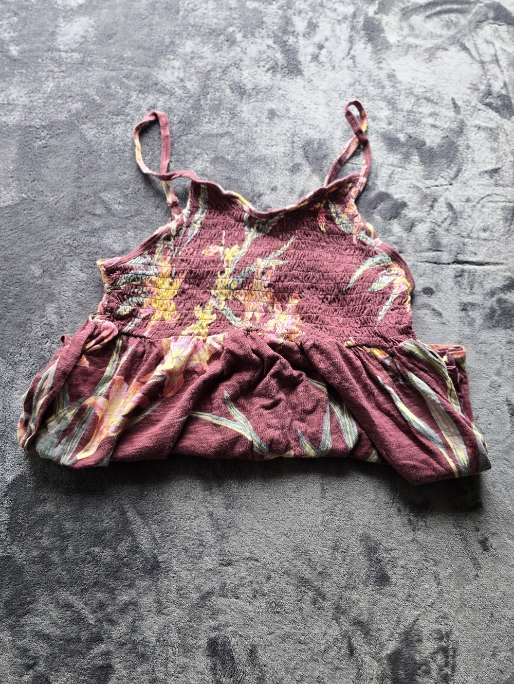 Torrid Smocked Baby Doll Tank Size 00